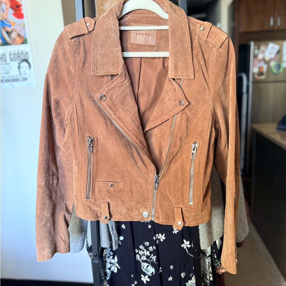 Women's Tan Suede Jacket
